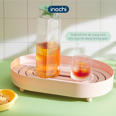 Khay úp cốc oval Inochi - Sano Tặng kèm hình dán sticker dễ thương