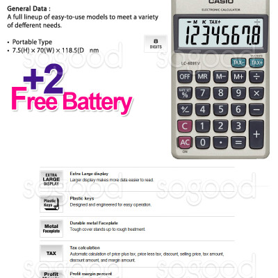 Máy tính Casio LC-403 (Casio LC 403)