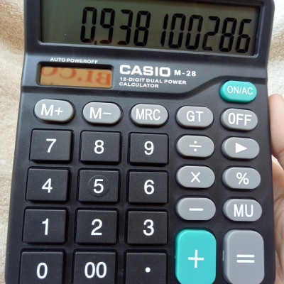 Máy tính cầm tay M28 - Electronic Calculator M28 - Máy tính bỏ túi, thiết bị văn phòng tiện dụng - Hàng chính hãng