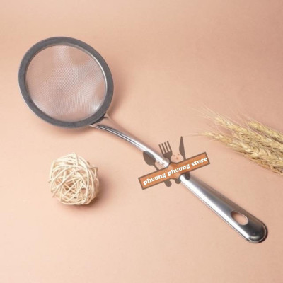 Vợt lưới lọc cặn cho dầu ăn và vớt bọt loại lớn đáy sâu inox 304 cao cấp ( có nhiều size ) sản phẩm bán đúng như hình ảnh đăng chắc chắn - MLS