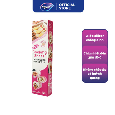 [MyJae x Toyal] Giấy Nến 2 Mặt Lót Nồi Chiên, Nướng Bánh, Giấy Lót Chống Dính 30cm x 30cm (50 Tờ/Hộp)