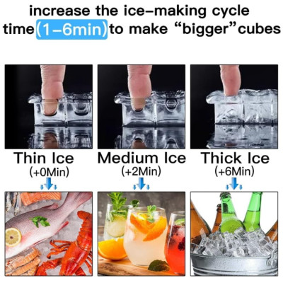 BẢO HÀNH 12 THÁNG - Máy làm đá viên siêu tốc, chỉ trong 6 phút. Thương hiệu Nga cao cấp DSP - KD8001