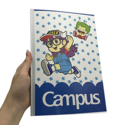 Vở Arale Gacchan-Star - B5 Kẻ Ngang Có Chấm 120 Trang ĐL 70g/m2 - Campus NB-BARS120 (Mẫu Màu Giao Ngẫu Nhiên)