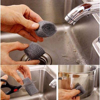 Combo 02 Set mút cọ rửa xoong nồi Echo Metal