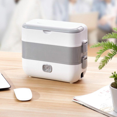 Cặp lồng ủ cơm 2 tầng 4 ngăn inox cắm điện 