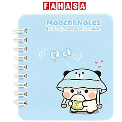 Sổ Lò Xo Moochi Notes A7 - Kẻ Ngang - 160 Trang 300gsm - The Sun 02