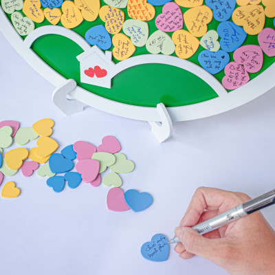 Hộp thả trái tim trang trí tiệc | Gỗ Đức Thành 58142 | Phù hợp cho tiệc cưới, sinh nhật, lễ tốt nghiệp