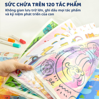 Túi Đựng Tài Liệu Nhiều Ngăn Mideer Colorful Creation Gallery túi đựng giấy A3