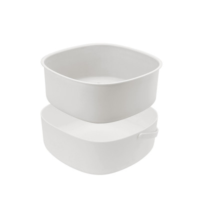 Bộ thau rổ có quai Rose Elmich EL0267, EL0268, Hàng chính hãng, Size 24, 28cm, nhựa PP an toàn, 2 lớp rổ - JoyMall