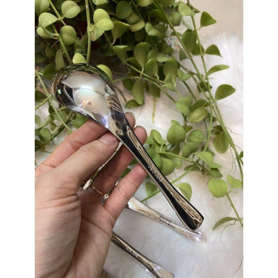  Sét 5 Thìa Đức Inox 304 Cao Cấp, Thìa Súp Sâu Lòng Màu Bạc Sang Trọng - Hàng Loại 1 - Chính Hãng MINIIN