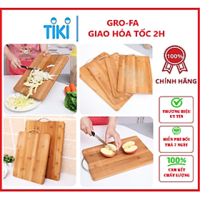 Thớt Gỗ Nhà Bếp Chống Nấm Mốc - Chất Liệu Gỗ Trúc An Toàn Cho Sức Khỏe , Thân Thiện Môi Trường - Chính Hãng 