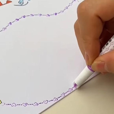 Bộ 6 Bút Đánh Dấu Ghi Chú Họa Tiết Bông Hoa - DM-7008-6