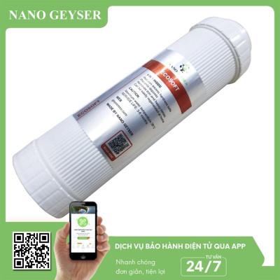 Lõi lọc nước số 1 máy Ecotar, Lõi Ecosoft Nano Geyser, Dùng cho máy Geyser Ecota - Hàng Chính Hãng