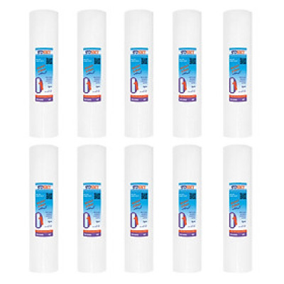 Combo 10 lõi lọc số 1 PP 10 inch dùng cho máy lọc nước R.O 10-20L/h hoặc lọc thô