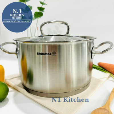 Nồi inox cao cấp Korkmaz Proline 2 lít - A1160 - Hàng Chính Hãng