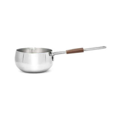 Quánh Inox 3 lớp đúc liền khối miệng rót Kalpen Baby Rinmer size 14cm, bảo hành 5 năm