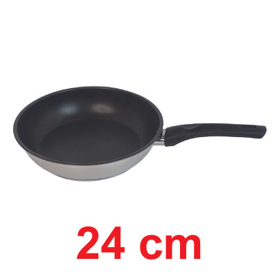 Bộ Nồi và chảo 3 Đáy Inox 430 Fivestar Standard bếp từ nắp kính