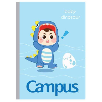 Combo 5 Tập Học Sinh Baby Dinosaur B5 48 Trang - Campus NB-BZO248 (Mẫu Màu Giao Ngẫu Nhiên)