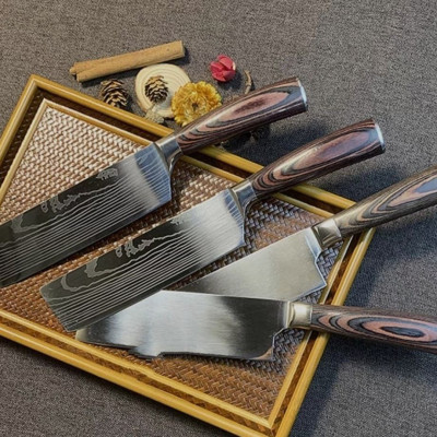 Dao làm bếp Nhật Bản, dao nấu ăn, lưỡi cá hồi, dao cắt cá, dao cắt thịt bò, dao thái lát, dao sashimi, dao gọt hoa quả sắc bén Thép Damascus Dao Sushi Dao Của Đầu Bếp Dao Thịt Rau Củ Thịt Bò Dao Nấu Ăn 