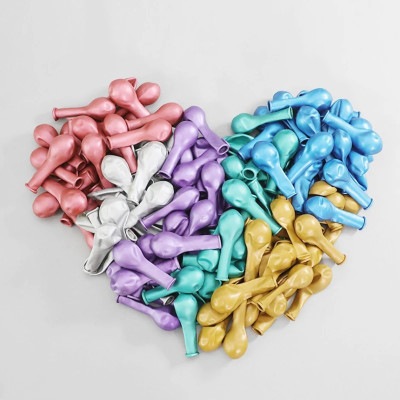 10 quả Bóng Bay Siêu Nhũ 6" - cực kì chất lượng