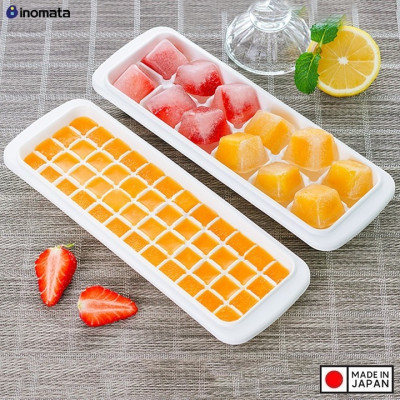 Khay làm đá có nắp đậy Inomata Ice Tray 12 viên