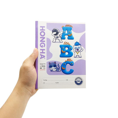 Combo 5 Tập Học Sinh Class ABC 5 Ô Ly Vuông 96 Trang 100gsm - Hồng Hà 0315 (Mẫu Sản Phẩm Giao Ngẫu Nhiên)