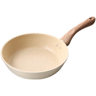 Chảo Chống Dính Bếp Từ Vân Đá Kiểu Nhật 20cm Đến 30cm, Chảo Chống Dính Đáy Từ Ceramic Cán Gỗ, Chảo Nhật