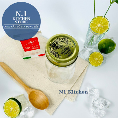 Hũ thủy tinh nắp vặn 200ml Bormioli Rocco Ý - Hàng Chính Hãng