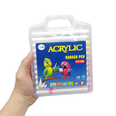 Hộp 36 Bút Lông Màu Acrylic Marker Pen - DH PY105