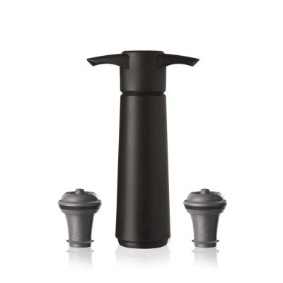 Vacu Vin - Bộ hút chân không màu đen - 3 món