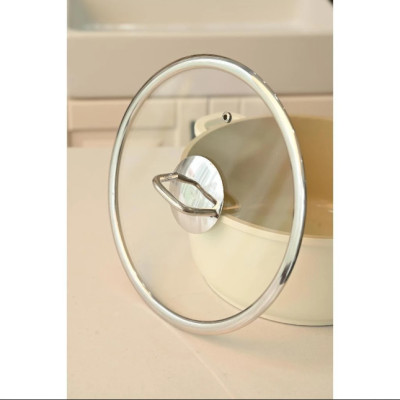 Bộ Nồi Chảo Phủ Gốm 5 Món Xtrema Chống Dính Haatz Hàn Quốc, Bền Bỉ, An Toàn Sức Khỏe, Hàng Chính hãng Bảo Hành 2 Năm