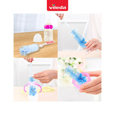 Dụng cụ cọ rửa bình sữa, chai, lọ, cốc Vi Lê Đa TSU156198 hàng Đức