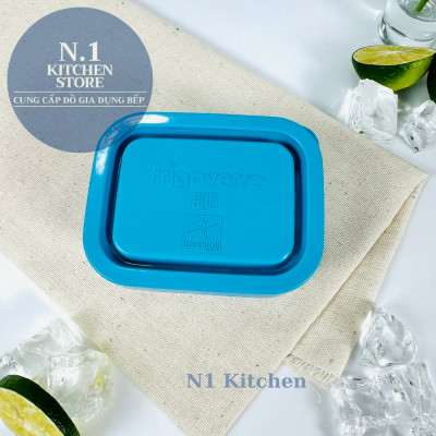 Hộp thủy tinh trữ đông Frigoverre chữ nhật 7x10 cm - 150ml - Bormioli Rocco Ý - Hàng chính hãng