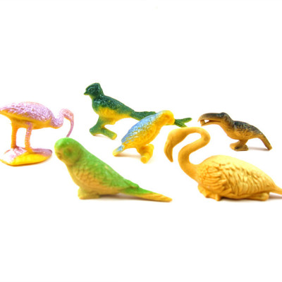 Bộ Mô Hình Nhựa Đồ Chơi 6 con Chim Hạc Chim Sẻ Bird Plastic Toys PB12