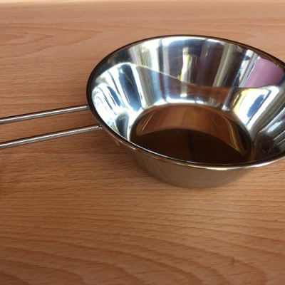 Tô Inox Φ12cm Echo Metal Có Quai Cầm, Treo Tiện Dụng