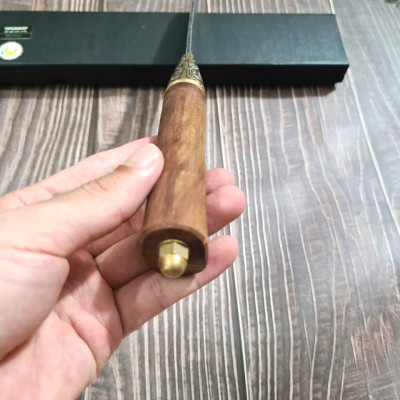 DAO BẾP - DAO THÁI HOA VĂN KHÂU ĐỒNG MÃ A5 DT157 NT topcomshop vn