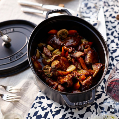 Staub - Nồi oval màu xanh đen - 11cm (0.23L)