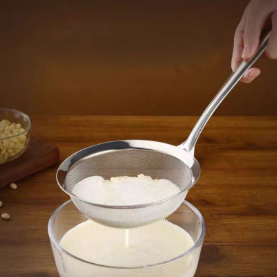 Vợt lưới lọc cặn cho dầu ăn và vớt bọt loại lớn đáy sâu inox 304 cao cấp ( có nhiều size ) sản phẩm bán đúng như hình ảnh đăng chắc chắn - MLS