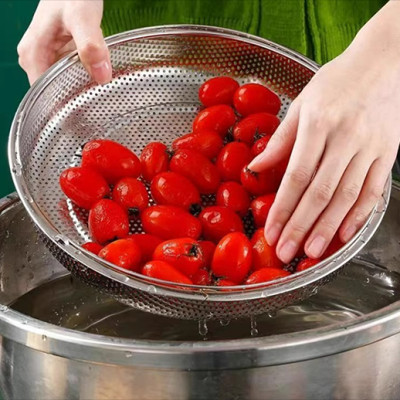 Khay Hấp Thức Ăn Inox 22.5Cm Có Quai Xách Kèm Chân Đế Đa Năng