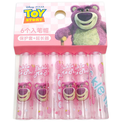 Bộ 6 Nắp Đậy Bút Chì Gấu Lotso - Ume A74042-T1S