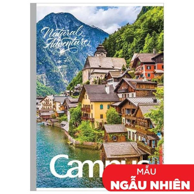 Combo 5 Tập Adventure B5 Kẻ Ngang Có Chấm 200 Trang ĐL 58-65g/m2 - Campus NB-BAVT200 (Mẫu Màu Giao Ngẫu Nhiên)