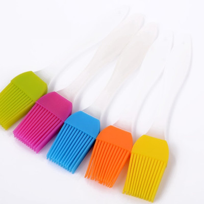 Combo 4 Cây Cọ Silicon Cán Trong Quét Dầu, Bơ, Kem Trang Trí Bánh (ngẫu nhiên)