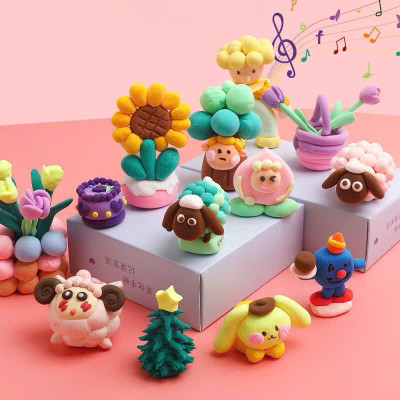 Đất Sét Tự Khô Siêu Nhẹ 12 Màu Cao Cấp Softclay Nặn Hình - An Toàn Cho Bé - HÀNG CHÍNH HÃNG MINIIN