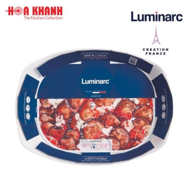 Khay Nướng Thủy Tinh Luminarc Smart Cuisine Chữ Nhật 38x28cm - P8330