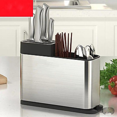 Khay inox đựng dao đũa thìa cao cấp, tiện lợi.