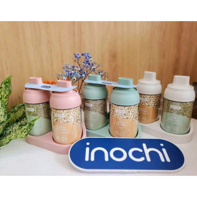 Bộ 2 lọ gia vị Tritan Yoko Hộp đựng gia vị INOCHI