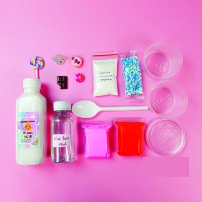 Bộ kit làm slime mây đầy đủ nhất ️FREESHIP️ Bộ kit làm cloud slime hàng Việt Nam cao cấp cho học sinh