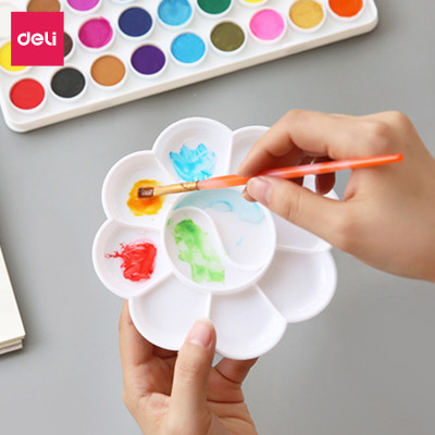 Khay pha màu 10/14 ngăn Deli - 1 chiếc - 9402 / 9403