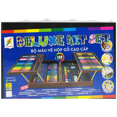 Bộ Màu Vẽ Hộp Gỗ Cao Cấp - Colormate 149WP (149 Chi Tiết)