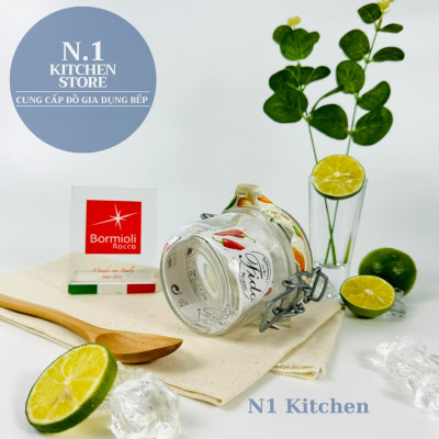 Hũ thủy tinh nắp cài kín hơi Fido 200ml Bormioli Rocco Ý - Hàng chính hãng